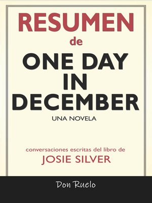cover image of Resumen de One Day in December